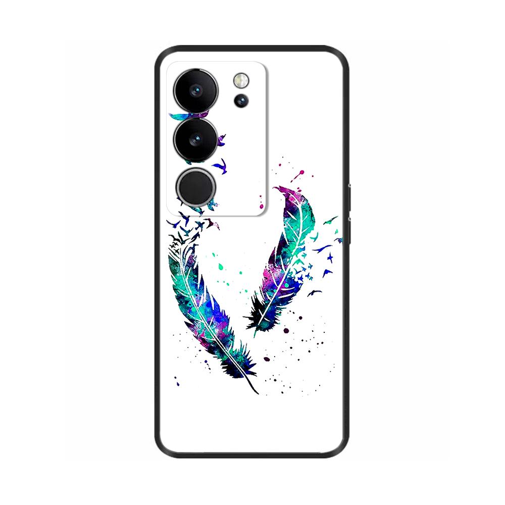 6,78' Für Vivo V29 5G Hülle V 29 Silikon TPU Weicher Stoßfänger Handyhülle für VIVO V29 V2250 VivoV29 Hüllen Schutzhülle Tasche Coque