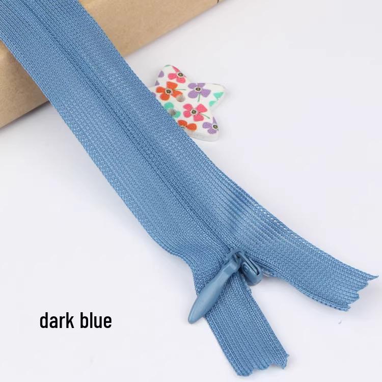 Sanli Unsichtbarer 25cm Kleid- & Kissen-Reißverschluss mit geschlossenem Ende