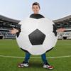 Inflatable Soccer-Shaped Costume Funny Full Body Blow Up Cosplay Costume Suit For Adult Halloween Party Costume For Adult Role