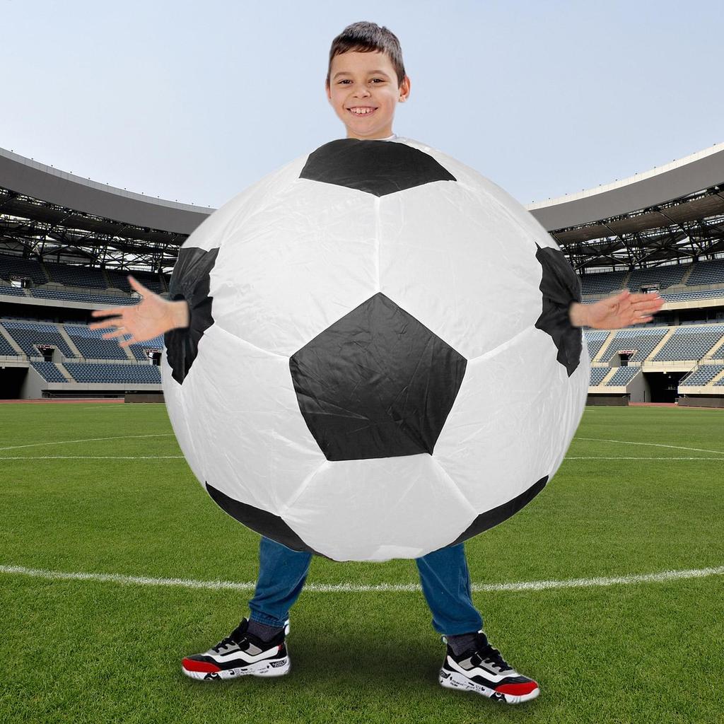 Inflatable Soccer-Shaped Costume Funny Full Body Blow Up Cosplay Costume Suit For Adult Halloween Party Costume For Adult Role