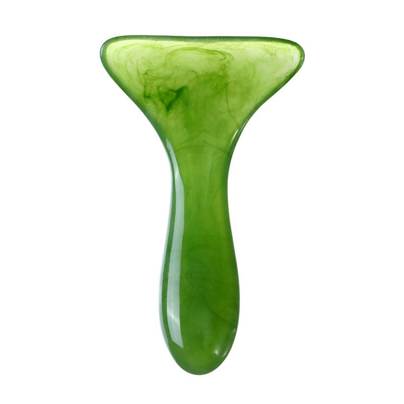 Resin Massager Scraping Arc Shovel Cervical Plate For Shoulder Leg Back Face Neck Skin Lifting Wrinkle Remover Beauty Care
