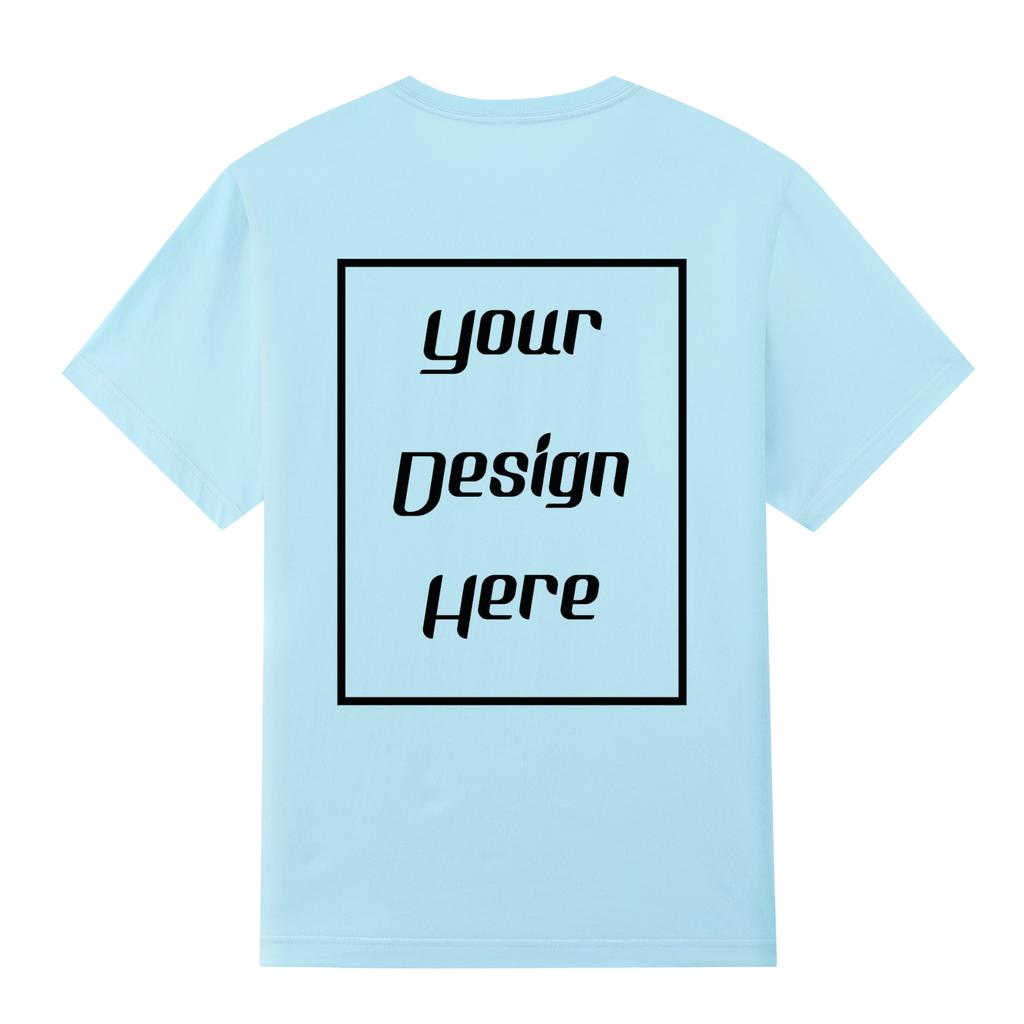 Streetwear Customized Pattern Print T-Shirt Harajuku Casual O Neck Short Sleeves Men Women Cotton T-Shirt