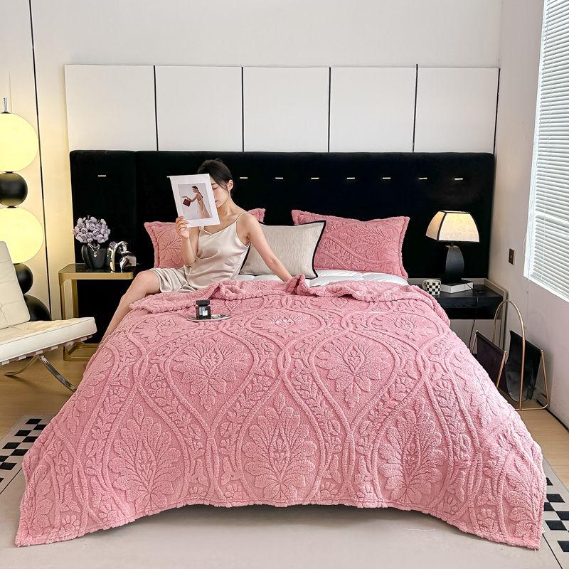 

Ультрамягкое стеганое одеяло - Легкое и портативное, Идеально для дневного сна в офисе, Кемпинга в машине, Использования на кровати и диване Одеяло для кровати, Уютный домашний аксессуар 200 * 230cm [Single Blanket]