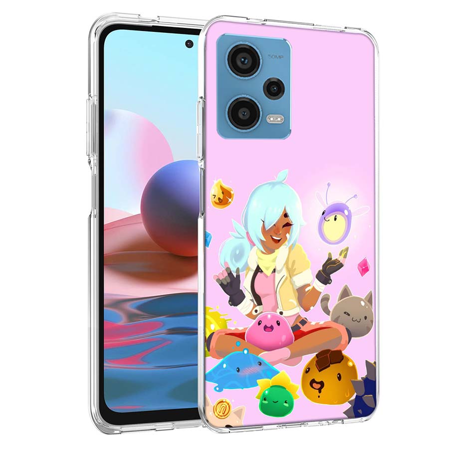 

S-Slime R-Rancher Game Phone Case For Redmi Note 13 12 14 15 Pro Plus 13R 11 11T 11E 11S 10 Pro 10S 9 9S Cover Cell Clear TPU Ca Redmi Note 13 5G