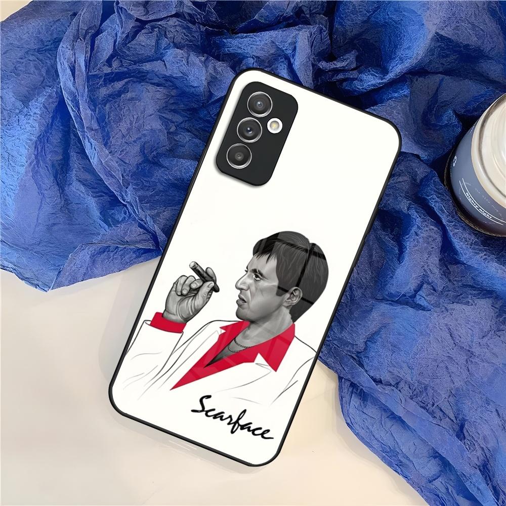 Scarface Godfather Tony Montana Phone Case for Samsung Galaxy S26 S25 S24 S30 S21 S23 S20 S22 Fe Pro Edge Ultra Plus Glass Cover