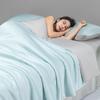 Class A Ice Silk Cooling Summer Quilt 4-Piece Set: Lightweight Embroidered Air Conditioning Quilt