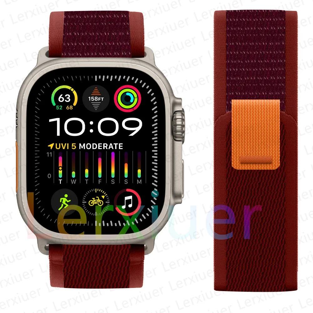 Armbänder für Apple Watch ultra2 Band 49mm 46mm 42mm 44mm 40mm 45mm 41mm Trail-Loop-Armband correa iwatch Serie se 3 7 8 9 10 11