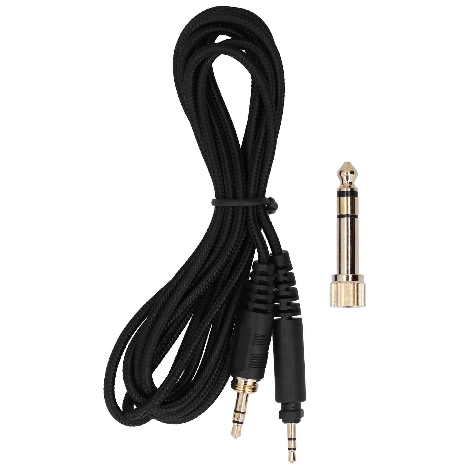 

2.5mm to 3.5mm 6.35mm Headphone o Cord Connector for Shure SRH440 Philips SHP9000