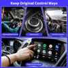 4 in 1 Universal Closed Wired To Wireless Android Auto CarPlay Adapter tv box Car Streaming Box Plug and Play Car Accessories