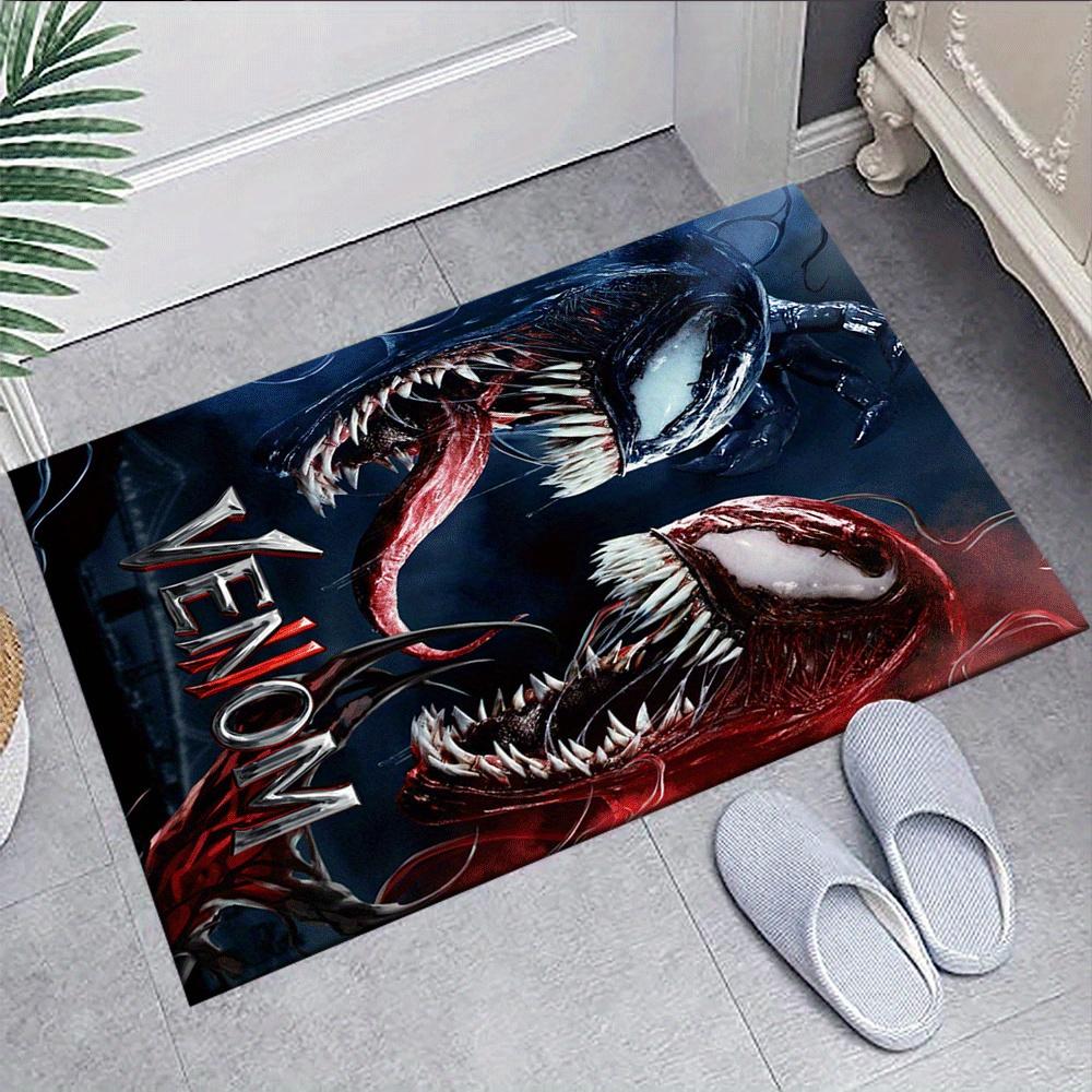1pz Tappeto Area Tappeto Venom, Camera da Letto e Sala Giochi Durevole, Resistente alle Macchie e Facile da Pulire, Soggiorno