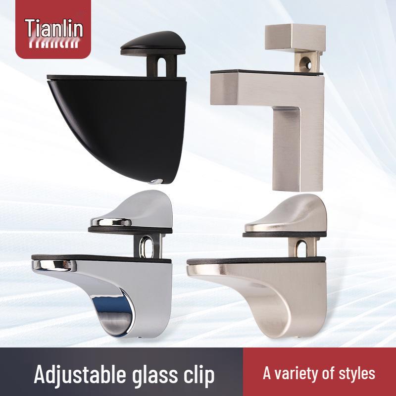 Adjustable Glass Shelf Clip Support Bracket