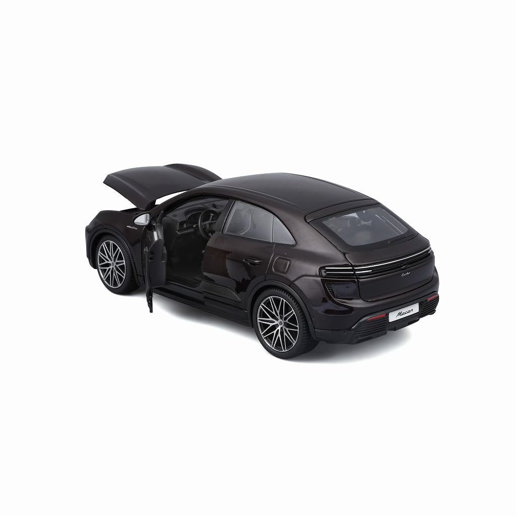 Kyosho BURAGO Porsche Macan 4 Electric 2024 Dark Brown Finished Model BUR21114DBR 1/24
