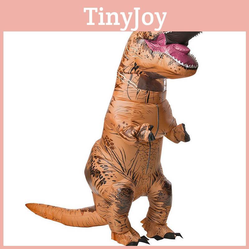 Trex Adult Inflatable Dinosaur Costume Jurassic Blow Up Cosplay Outfit Suit