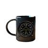 Aircraft Instrument Panel Pattern Coffee Ceramic Mug Airplane Enthusiast Birthday Gift Boys Water Cup Funny Mug