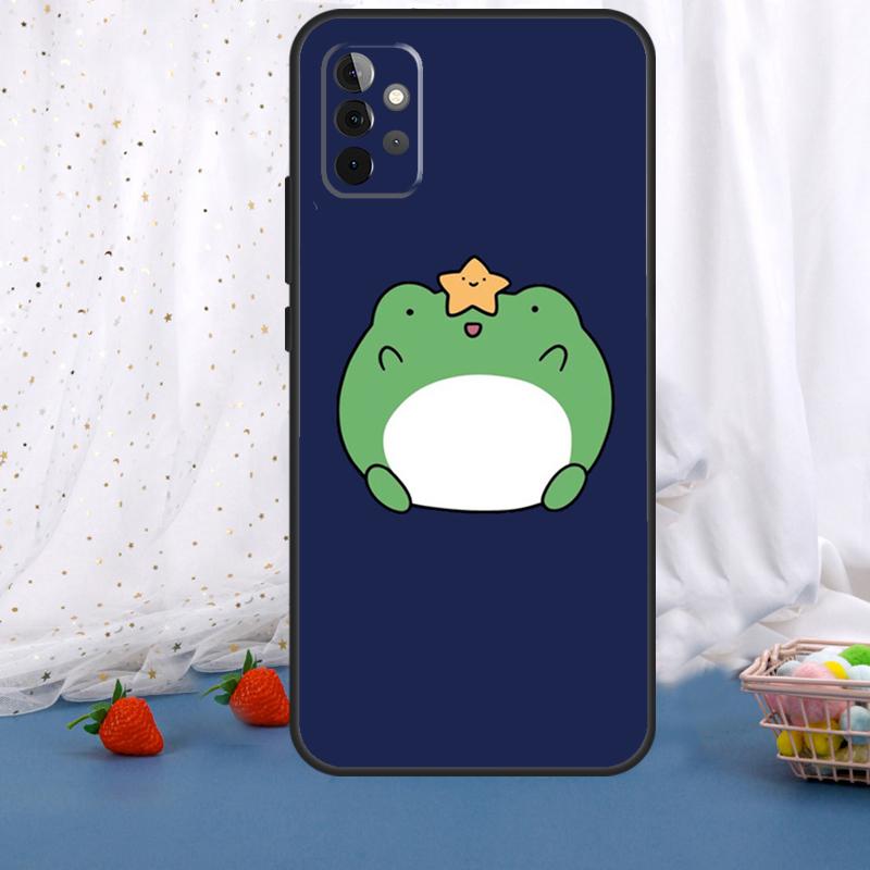 Cute Funny Frog For Samsung Galaxy A54 A34 A14 A36 A56 A26 A16 A15 A55 A53 A33 A35 A22 A32 A52 A05 A06 Case