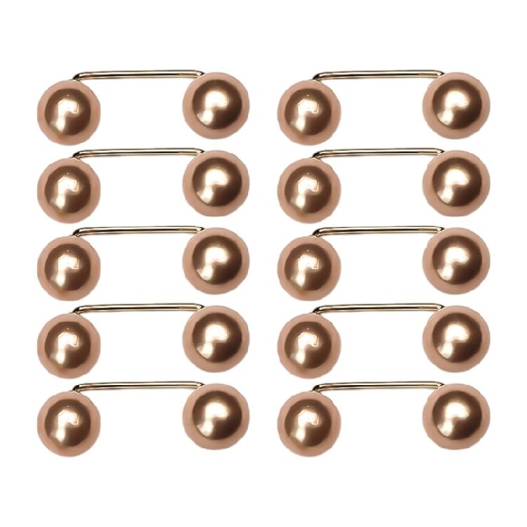 10lots Multifunctional Pearls Waist Pin Stylish Waist Adjusters Elegant Brooches for Social Event