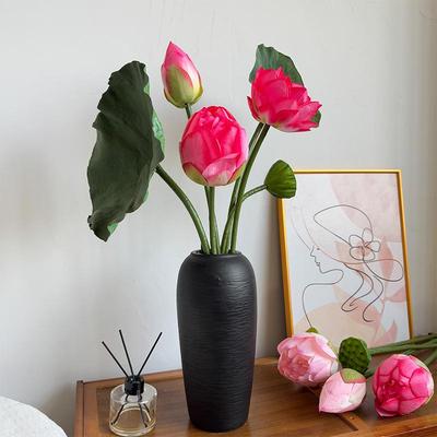 Nieuwe Chinese Stijl Lotus Zaaddoos Zijdebloem Boeketten voor Woonkamer en Vijver Decoratie
