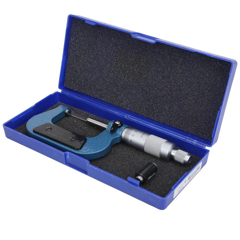 Micrometru spirală 25?Dispozitiv de blocare a structurii mecanice a șubletelor de măsurare exterioare de 50 mm