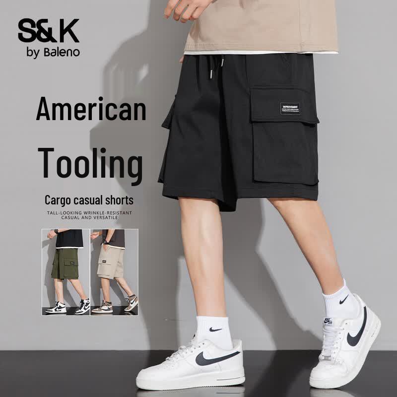 Baleno S&K Men s Summer Loose Casual Workwear Shorts 2XL