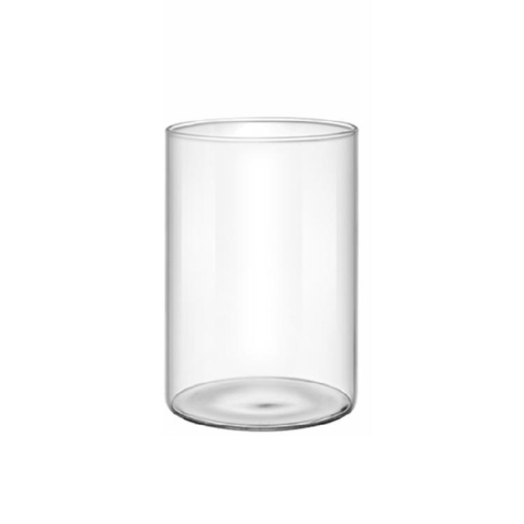 Vase en verre transparent Cylindres en verre Vase adapté à divers arrangements