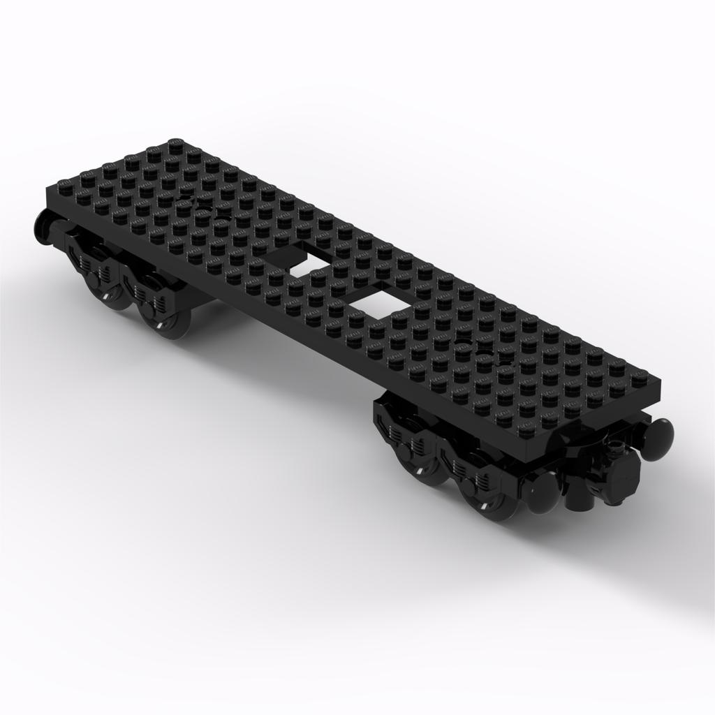City Series Train Technical Brick Playset 6x24 Base Passenger Freight Train Magnetic Connecting Wheel Carriage Creative DIYToys Playsetss for Kids