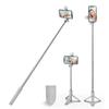 With Fill Light Mobile Phone Selfie Stick Handheld Selfie Rod Live Streaming Bracket  Girl
