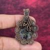 Dragon Bloodstone Pendant Copper Wire Wrapped Flower Jewelry Christmas Gifts