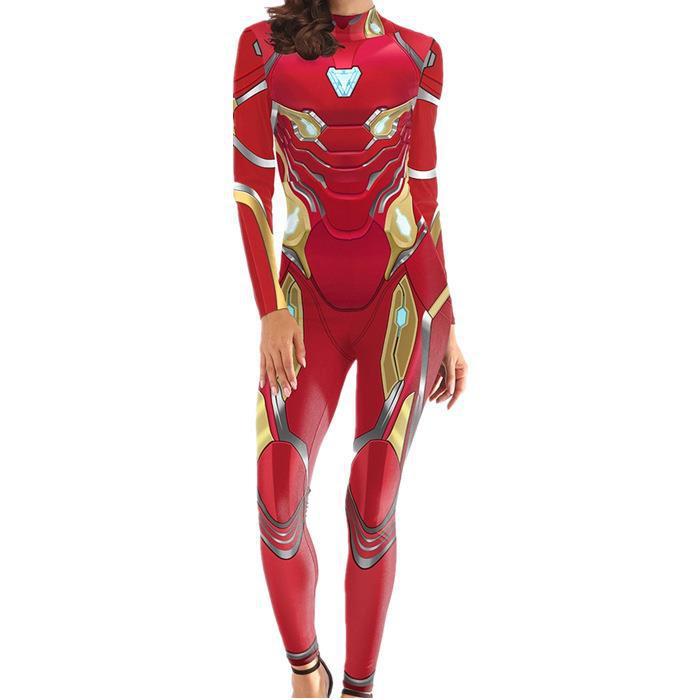 Halloween Spiderman 3d Printed Bodysuit With Elastane For Cosplay And Costume Events
