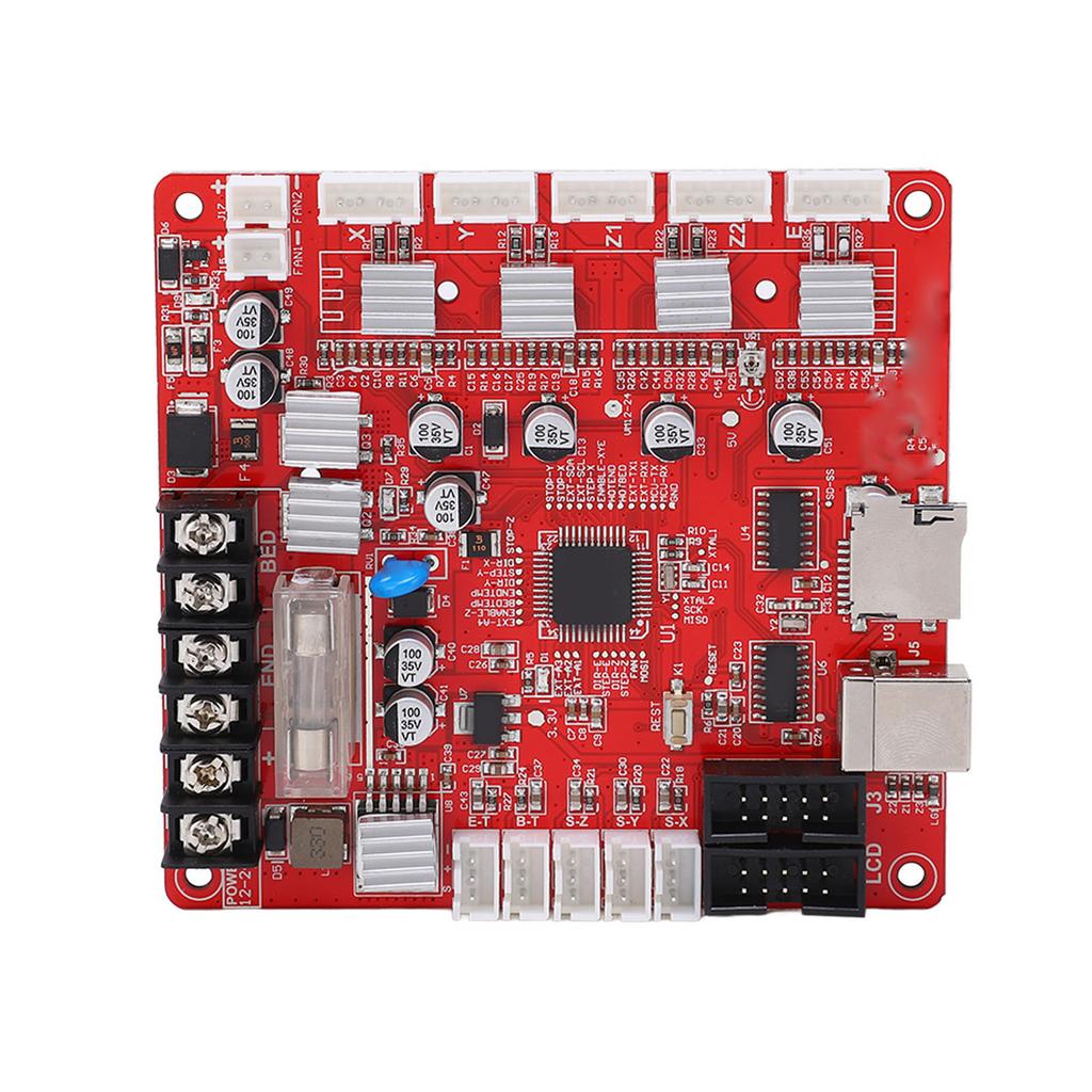 3D-Drucker Motherboard PWM 3-Wege Ausgang Hauptplatine Modul für Anet A8 PLUS 12?24V USB-Schnittstelle