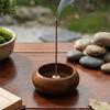 Handcrafted Wooden Incense Holder Solid Wood Stick Holder Eco-Friendly Incense Burner  Tea Room