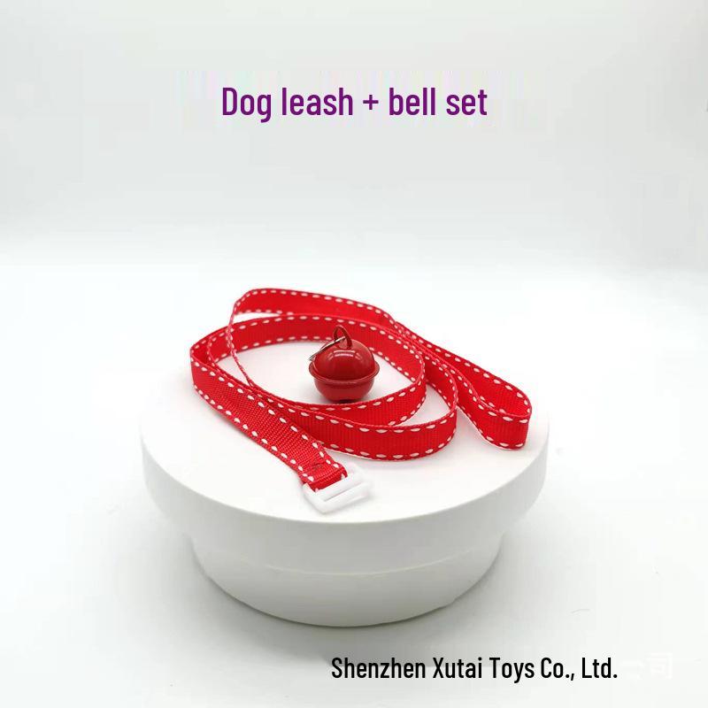 Electric Plush Puppy Play Set with Clothes, Bowl, Bed, Leash, and Bell