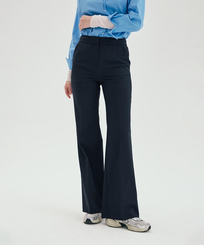 PINBLACK Wool Mix Bootcut Set-Up Slacks
