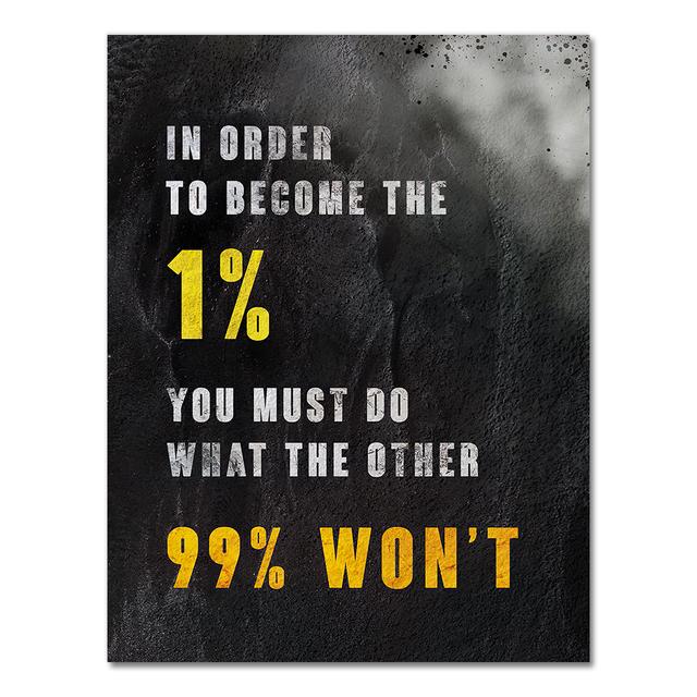 Wild Lion Letter Motivational Quote Art Posters and Prints On Canvas Painting Decorative Wall Art Picture for Office Home Decor No Frame