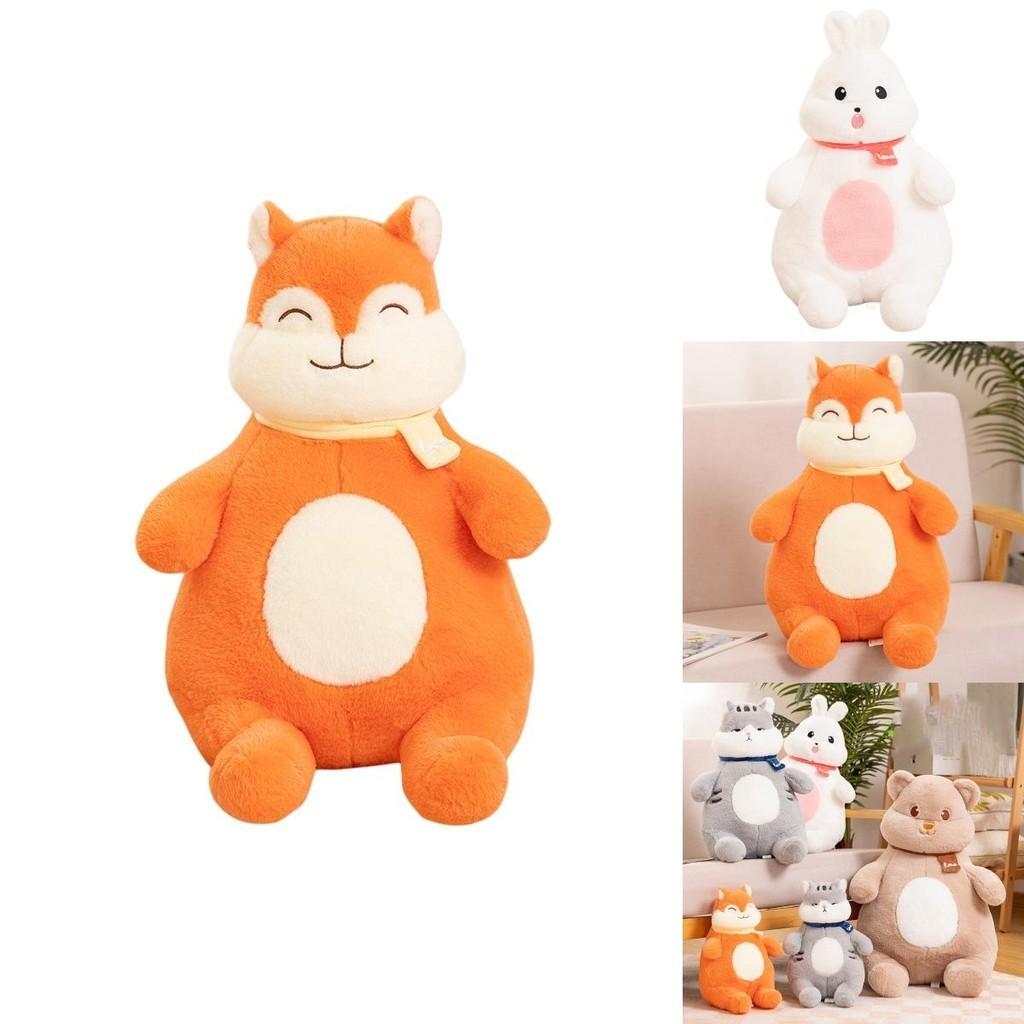 Soft And Cuddly Stuffed Animal Customizable Vivian Bear Leo Fox O Bubble Rabbit And Winky Cat 60cm Height
