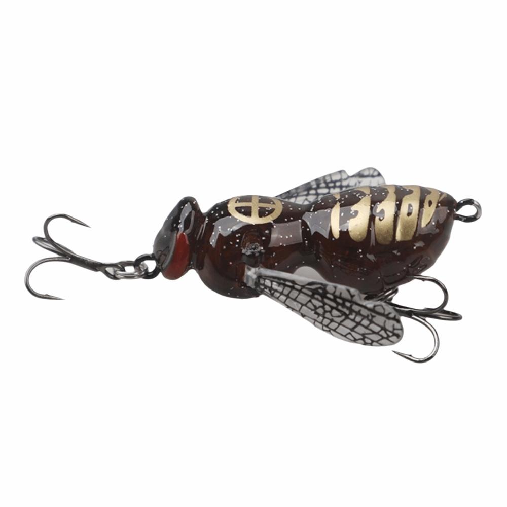 2026 5g Weight Fishing Lures Floating Design Insect Shape Bionic Swimbaits 48mm Size Wobblers Bass Fishing