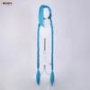 High Quality Jinx Cosplay Wig Long Braided Blue Braid Heat Resistant Synthetic Hair Anime Party Halloween Wigs + Wig Cap