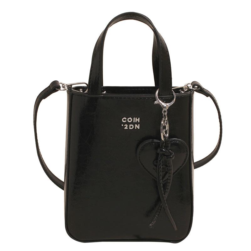 Chaonan Style Women's Shiny Red Crossbody Handbag - High-End Fashion Travel Bag