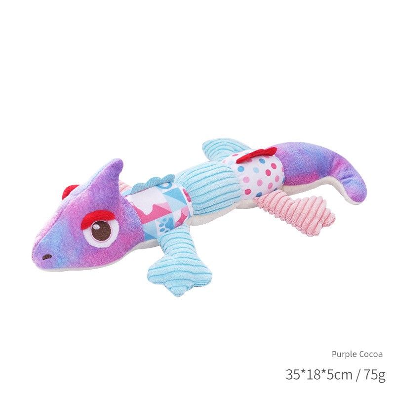 

Dog Toy Self-Hi Relieving Stuffy Vocalization Bite-Resistant Stuffed Teddy Small and Medium-Sized Dogs Molar Pet Supplies Genuine Goods Purple Cocoa