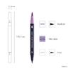 Munami 30-Farben Doppelspitz-Pinselstifte Set für Kalligraphie & Skizzieren