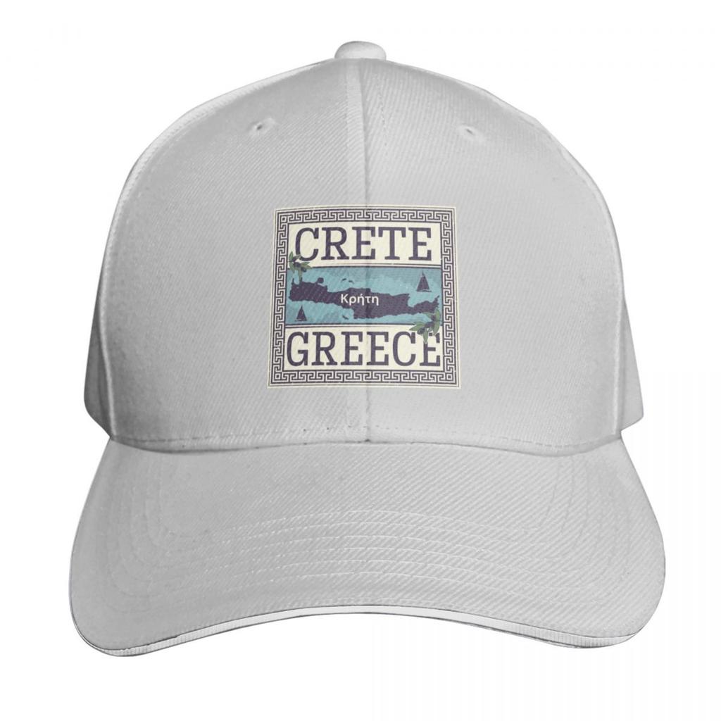 Crete Greece Baseball Cap Breathable Mesh Back Adjustable Buckle Closure Moisture Wicking Quick Dry