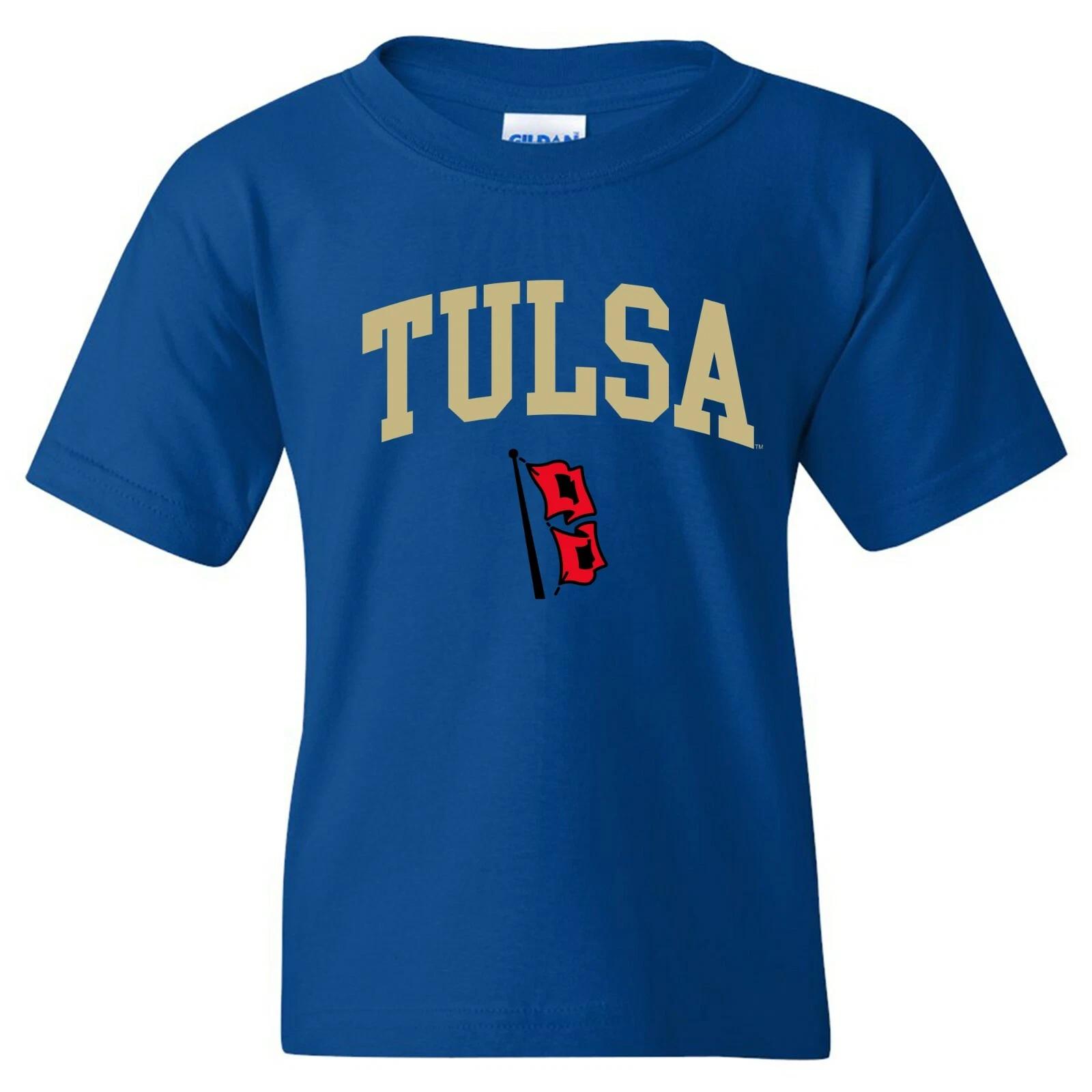 Tulsa Golden Hurricane Basic Block Youth Tee - Royal XL