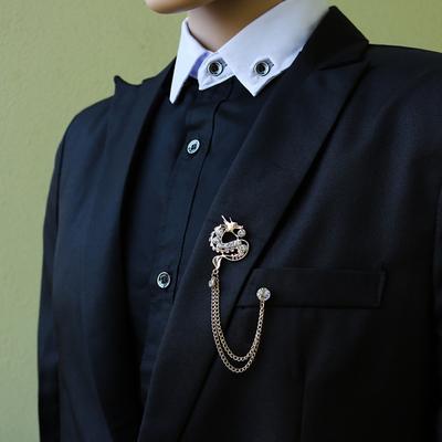 Anzugnadeln mit Quaste, klassisch, elegant