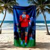 Cristiano Ronaldo Beach Towel Super Soft Microfiber Quickdry Fabric Comfortable Lightweight