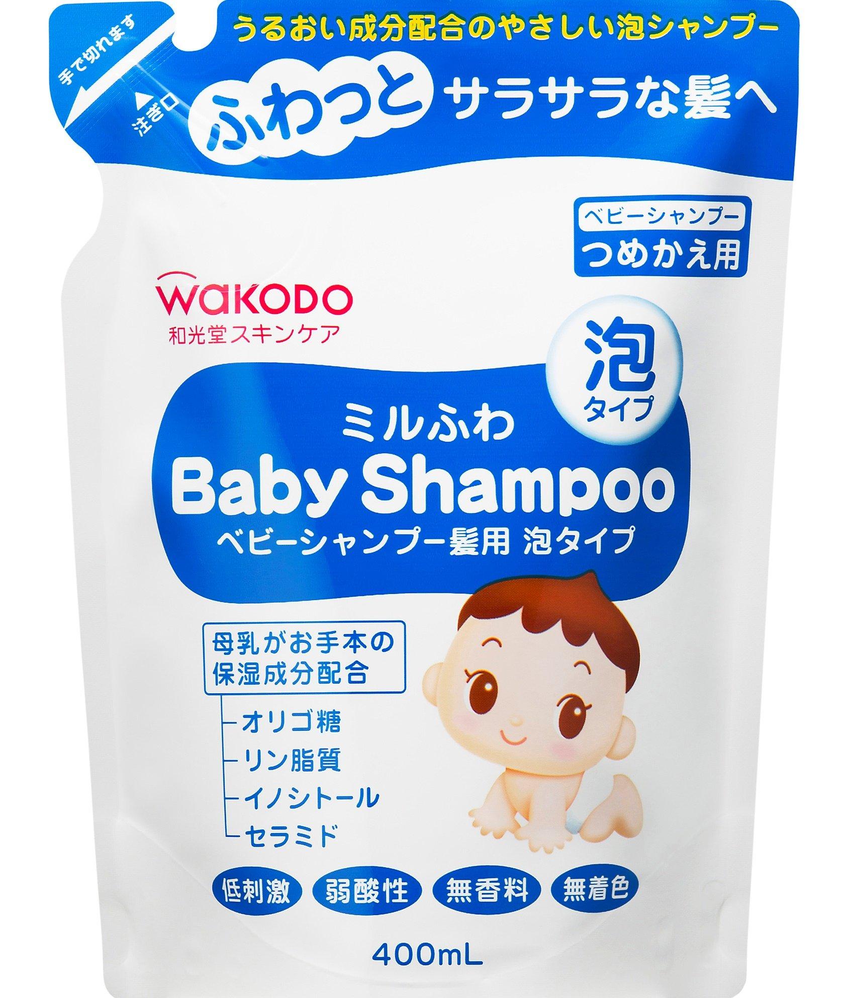 

Milfuwa baby shampoo for hair foam type refill 400ml