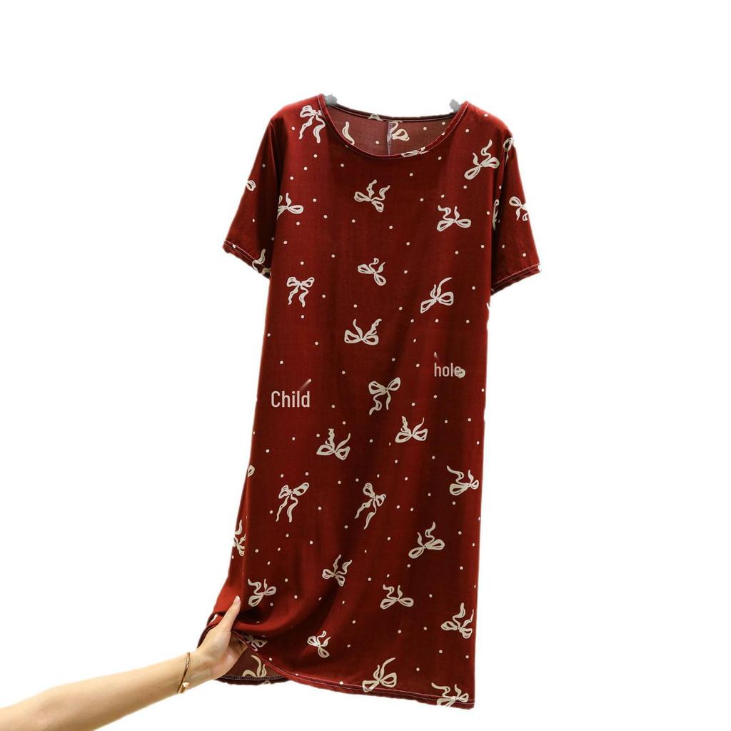 Women's Floral Mid-Length Summer Dress: Perfect for Cool Spring and Vacation Wear