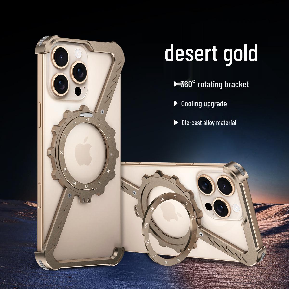

Metal Z-Shaped Rotating Stand Phone Case for Apple 16 Pro Max iPhone 14 Pro Max