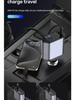 120W Aluminum Alloy Car Charger with Retractable Cable, Super Fast Charging, Four-in-One for Apple Devices