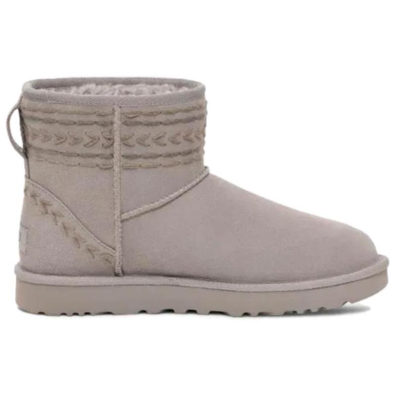 UGG CLASSIC MINI Snow Boots Women's Gray Sneakers 1170710-CPF