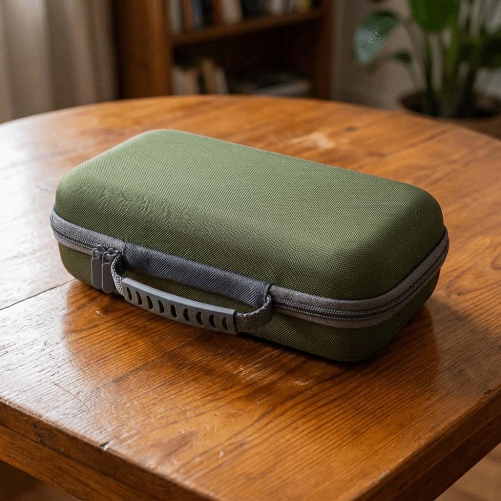 Hard Shell Wireless Microphone Case Water-Resistant Mic Travel Bag Shockproof Case Business Trip
