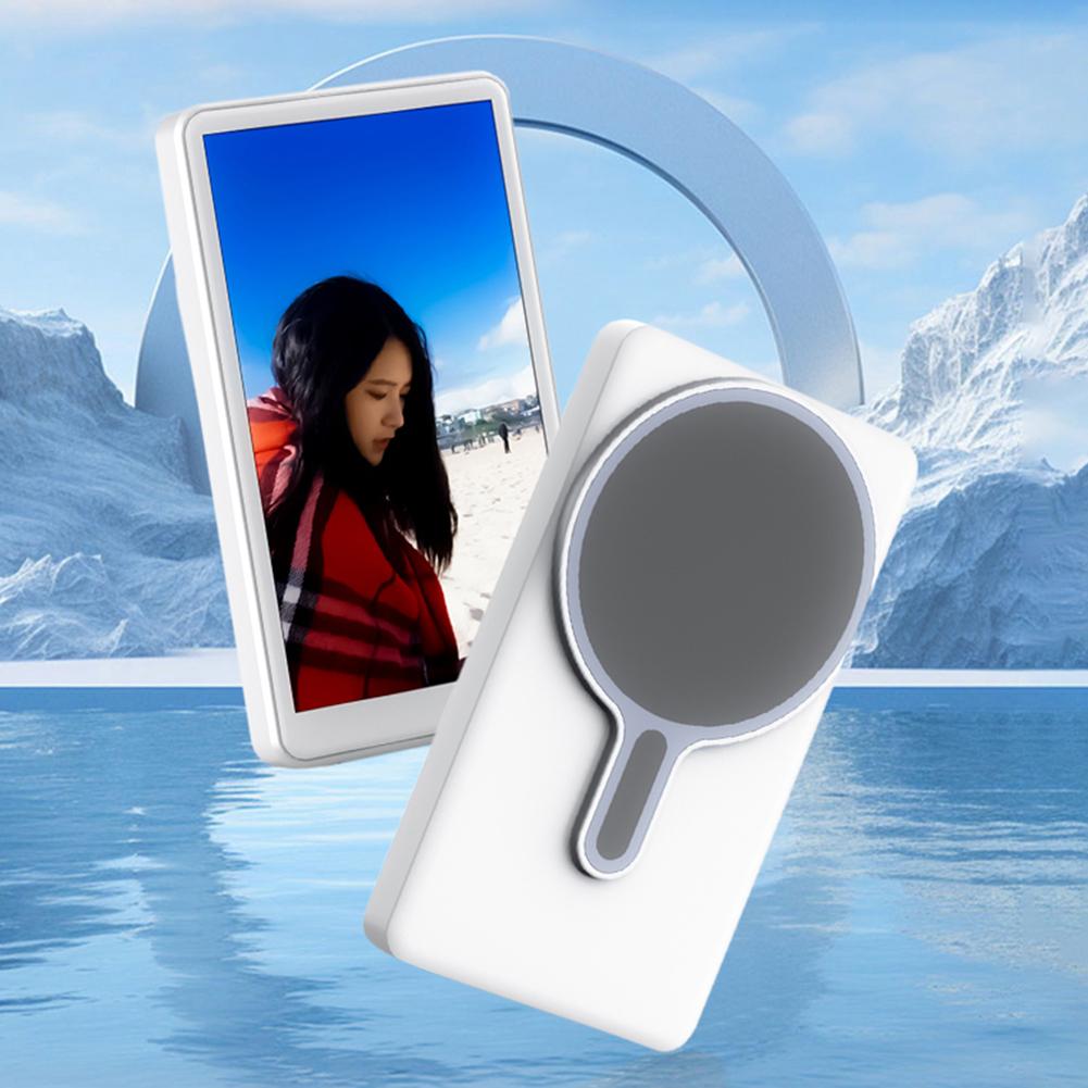 Magnetic Phone Vlog Selfie Monitor Screen Wireless Selfie Monitor Screen Rear Camera Monitor Screen for Android & iPhone